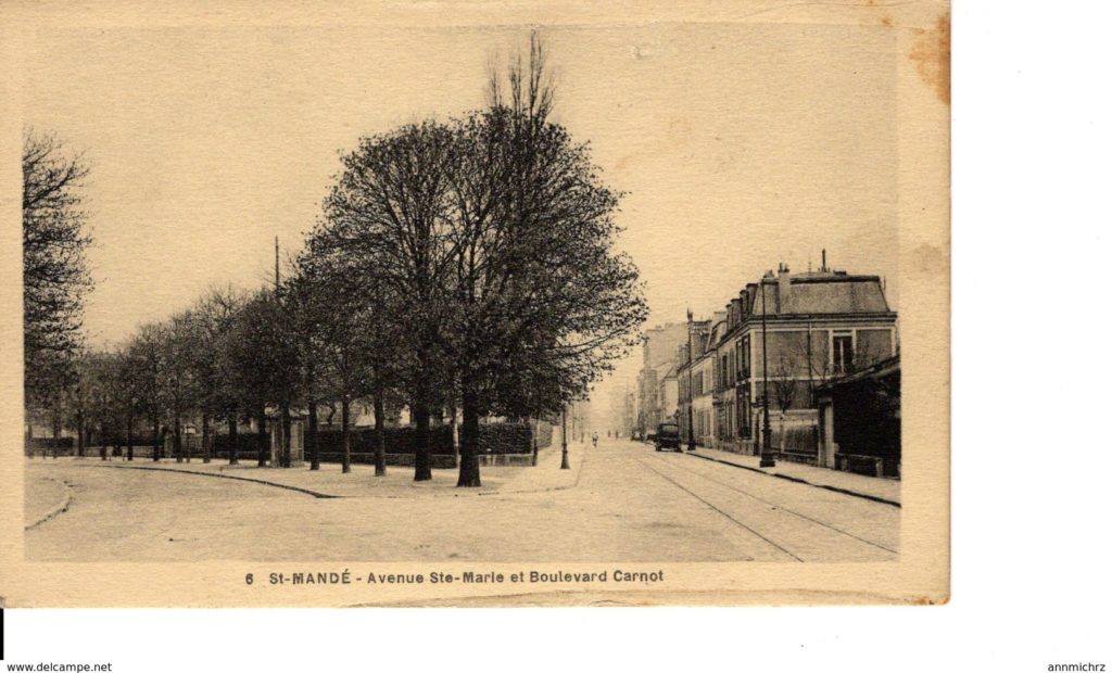 Saint-Mandé - Avenue Ste-Marie et Boulevard Carnot