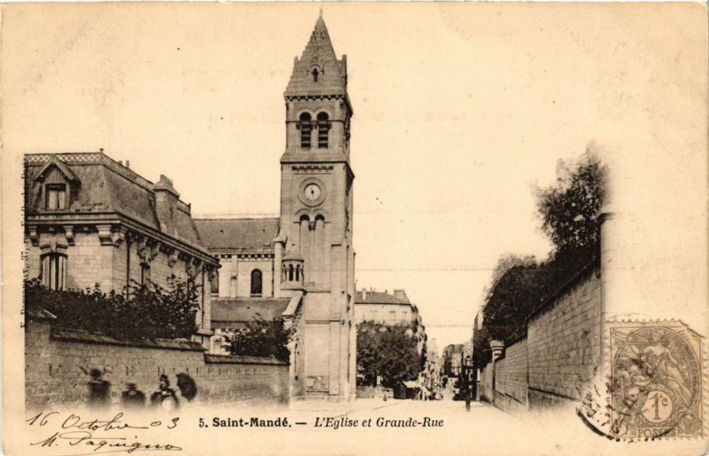 Saint-Mandé - L'Eglise et Grande-Rue