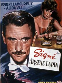 Affiche "Signé Arsène Lupin" avec Robert Lamoureux