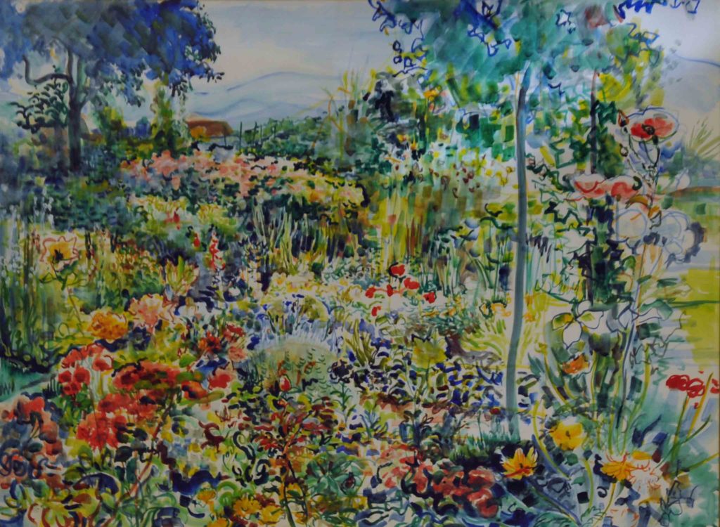 Pierre Grach - Au jardin de Mme Arbet - 90x71