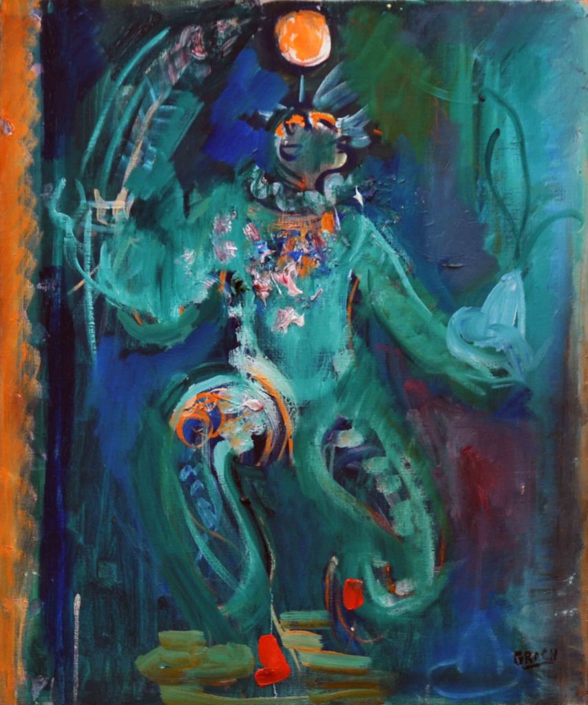 Pierre Grach - Clown - 80x70