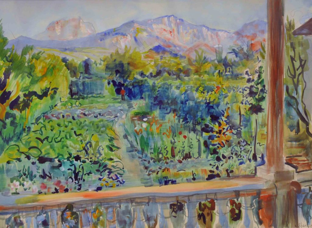Pierre Grach - Jardin de Mme Arbet et Granier - 64x51
