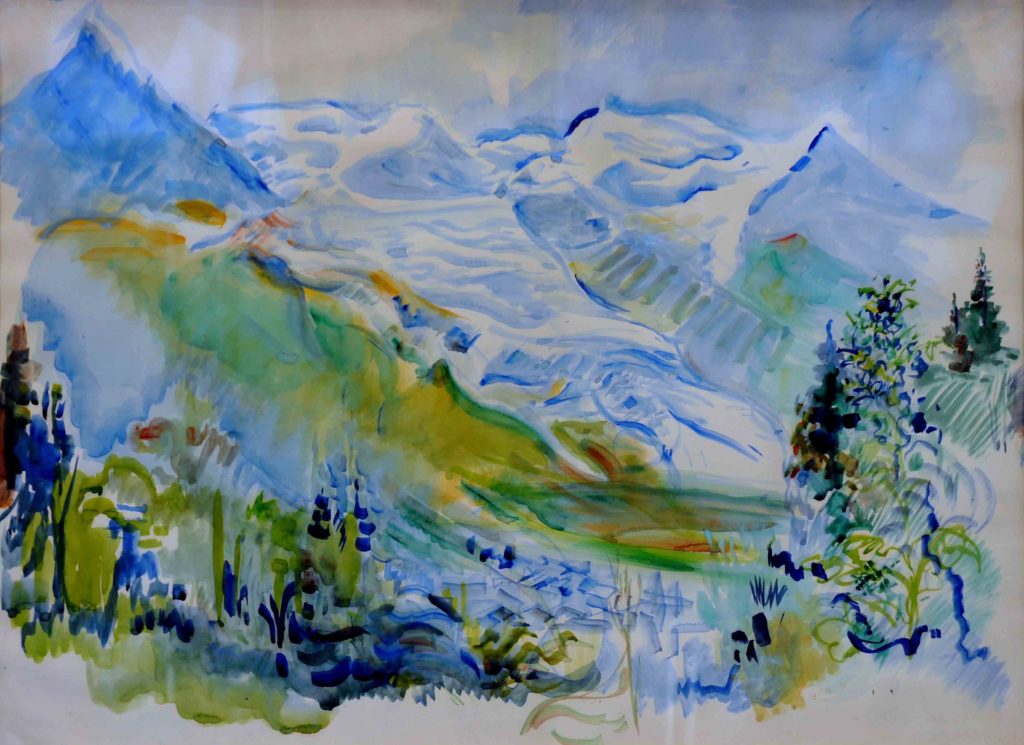 Pierre Grach - Le Mont-Blanc - 81x61