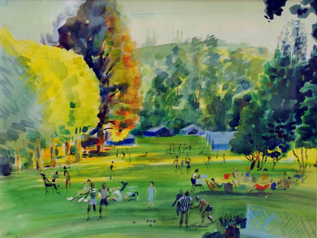 Pierre Grach - Le Parc du Forézan - 65x54