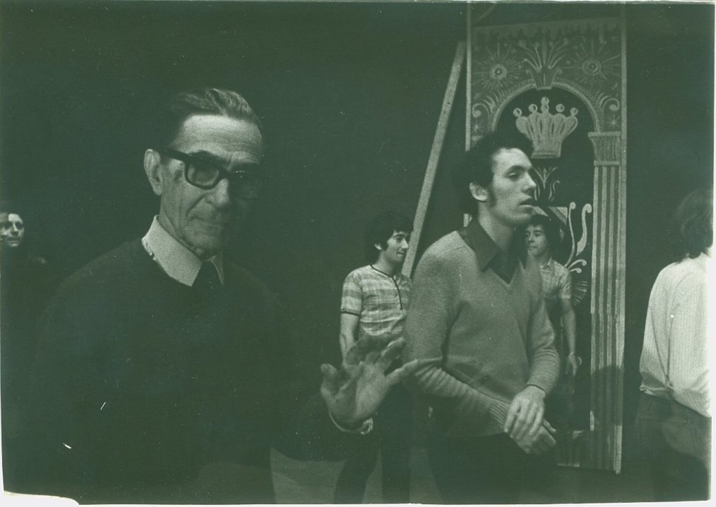 1975 - Répétition avec PG - Annie, Pierre Grach, Hervé Notaire, François Amiet, François Pinchon