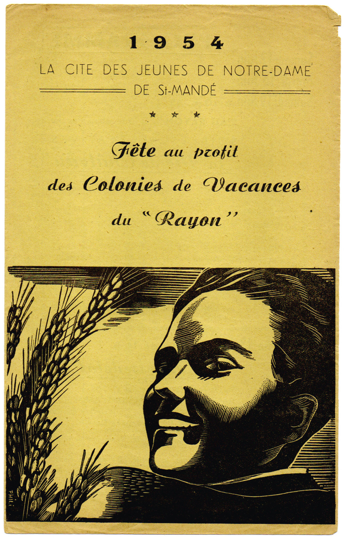 Affiche du Rayon 1954 (recto)