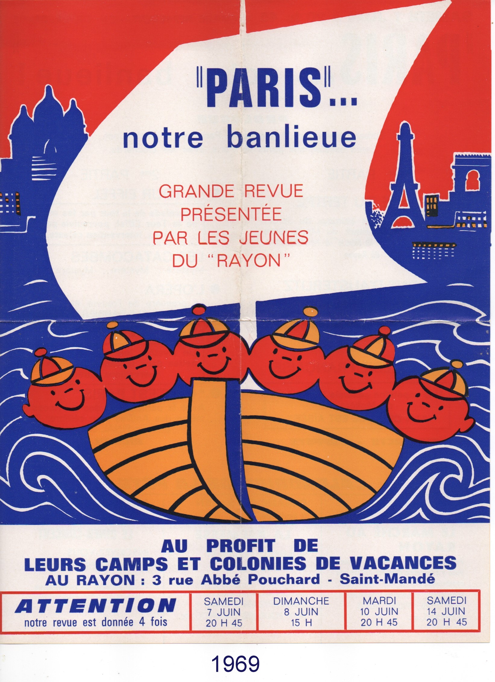 Affiche du Rayon 1969 (recto)