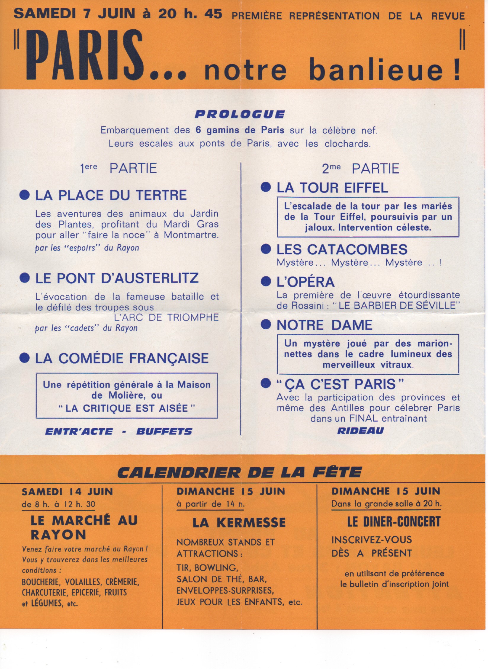 Affiche du Rayon 1969 (verso)